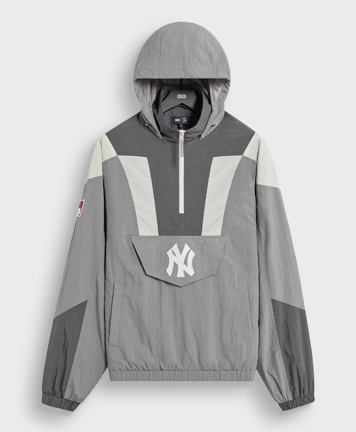 Kith New York Yankees Nylon Dante Pullover Jacket