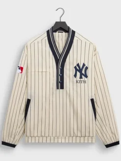 Kith New York Yankees Nylon Raffi Pullover Jacket