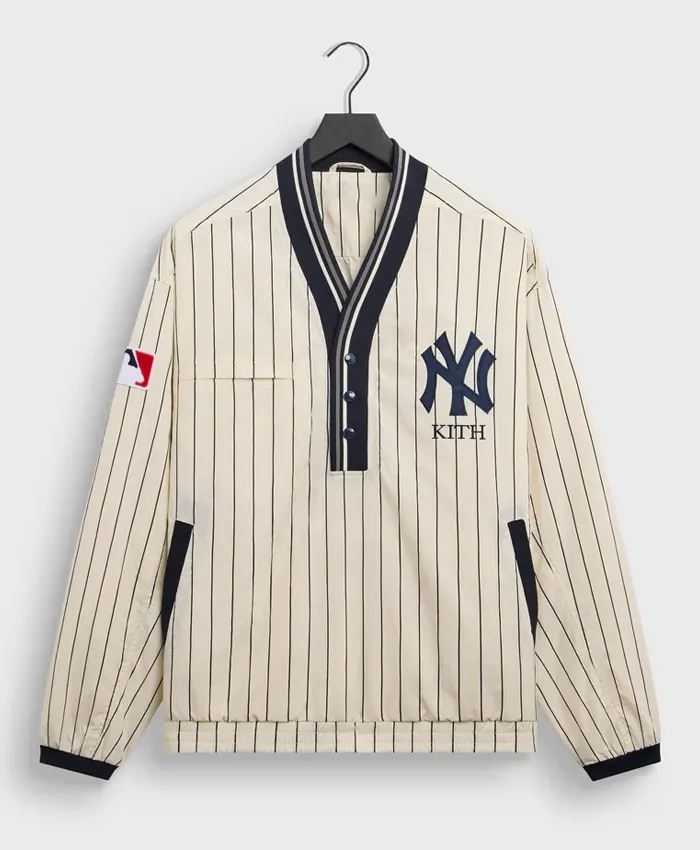 Kith New York Yankees Nylon Raffi Pullover Jacket