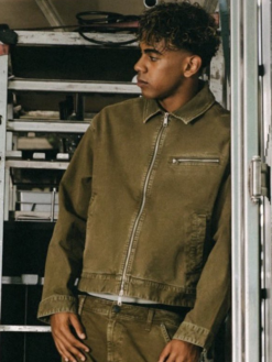 Lamine Yamal x American Eagle Olive Jacket