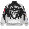 Las Vegas Raiders Chalk Line Black Premium Racing Jacket
