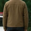Last Seen 2026 Patrick Brammall Brown Cotton Jacket Back