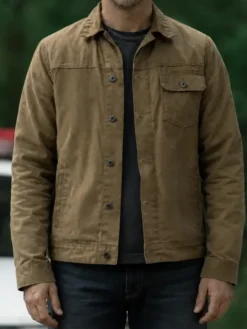 Last Seen 2026 Patrick Brammall Brown Jacket