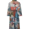 Lauryn Hill Kai Cenat Vivet Fashion Show 2026 Café De La Jacquard Multicolor Cotton Overcoat back view