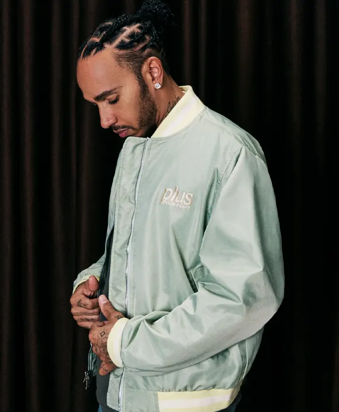 Lewis Hamilton Plus Four Four Championship Bomber Jacket sage green