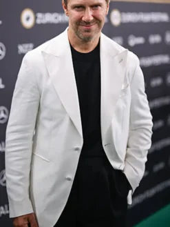 Linus Wahlgren Green Carpet Blazer White