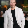 Linus Wahlgren Green Carpet White Blazer