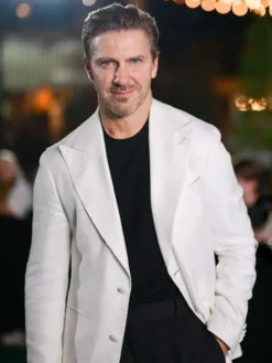 Linus Wahlgren Green Carpet White Blazer