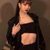 Lisa-Bvlgari-Serpenti-Infinito-After-Party-Black-Coat