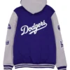 Los Angeles Dodgers Throwback Patch Jacket Back