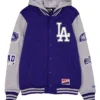 Los Angeles Dodgers Throwback Patch Letterman Varsity Jacket