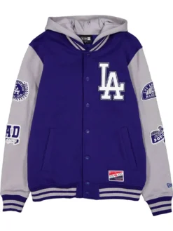 Los Angeles Dodgers Throwback Patch Letterman Varsity Jacket