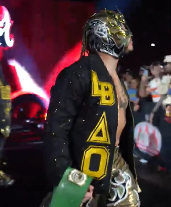 Lucha Bros Black Bomber Jacket