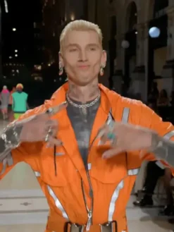 MGK Vogue Orange Jumpsuit