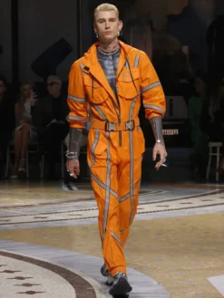 MGK Vogue Runway Orange Jumpsuit