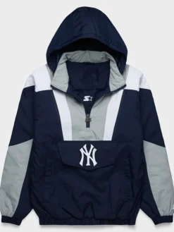 MLB Team New York Yankees Starter Polyester Pullover Hooded Jacket front view