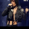 MTV-Video-Music-Awards-Sombr-Paid-Tribute-to-Michael-Black-Leather-Jacket