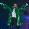 Macklemore Ed Sheeran’s Tour Green Coat