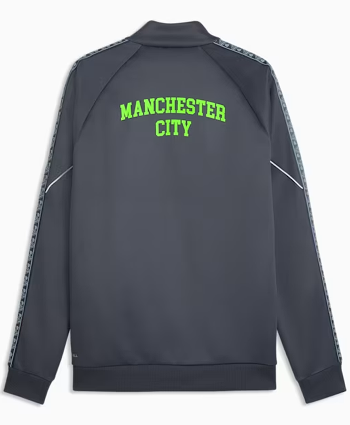 Manchester City Logo Puma KING Anthem Jacket Gray