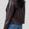 Marble Hall Murders Susan Ryeland Leather Jacket Back