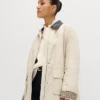 Marks and Spencer Cotton Canvas Padded Barn Jacket For Women