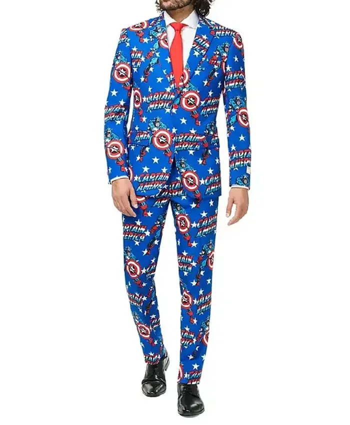 Marvel-Captain-America-Printed-Suit-Front