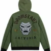 Marvel Doctor Doom Latveria Army Green Jacket With Hood