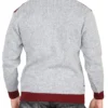 Men's Classic Thick Warm Cardigan Sweater Jumper Back