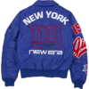 Men's New York Giants New Era x Alpha Industries Royal MA-1 Jacket