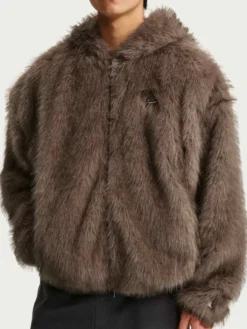 Mens Nike Morants Fur Jacket
