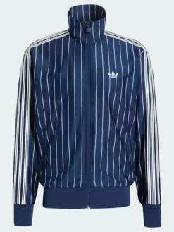 Men’s Singles Final 2026 Winner Alexander Zverev Adidas Firebird Pinstripes Track Top Jacket front view