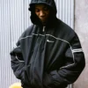 Mens Supreme Nike Nylon Hooded Jacket Black
