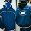 Mens Supreme x Nike Nylon Jacket With Hood