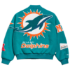 Miami Dolphins Chalk Line Aqua Pennant Jacket For Sale