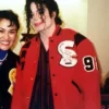 Michael Jackson Sailors 92 Red Letterman Varsity Jacket