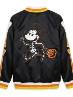 Mickey Mouse Logo Bomber Jacket