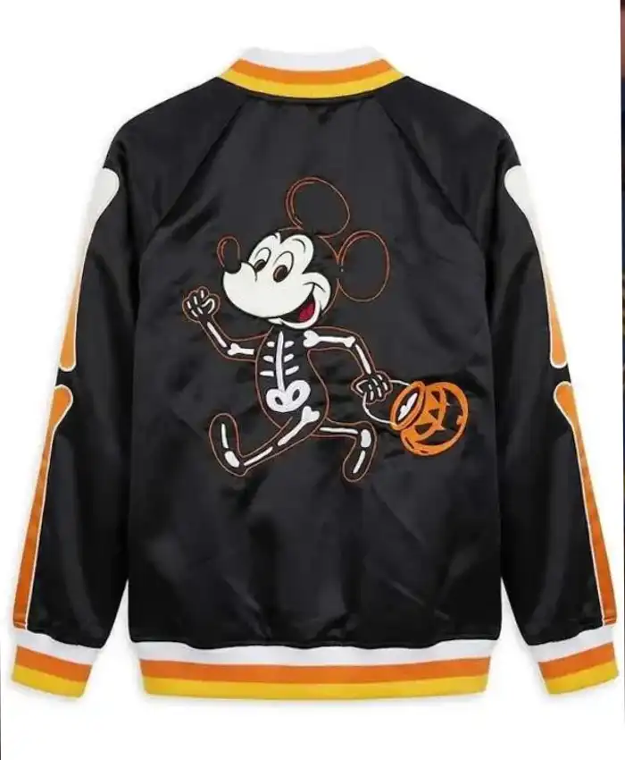 Mickey Mouse Logo Bomber Jacket
