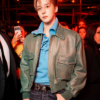 Milan-Fashion-Week-2026-Jeong-Yun-ho-Sage-Green-Leather-Jacket-Right