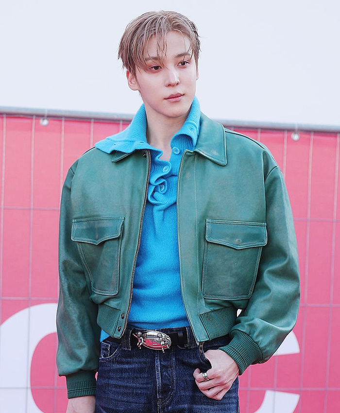 Milan-Fashion-Week-Jeong-Yun-ho-Leather-Jacket