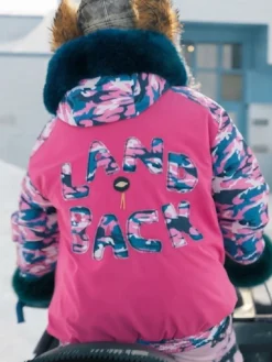Millie-North-Of-North-S02-Zorga-Qaunaq-Pink-and-Blue-Camouflage-Fur-Collar-Puffer-Jacket-Sale