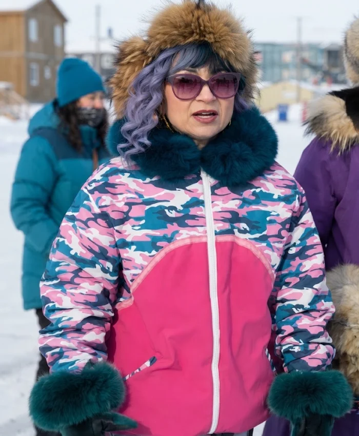 Millie-North-Of-North-S02-Zorga-Qaunaq-Pink-and-Blue-Fur-Collar-Puffer-Jacket