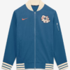 Milwaukee Brewers Nike City Connect Relaxed Full Zip Blue Bomber Jacket