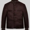 Mobland S01 Tom Hardy Brown Leather Jacket