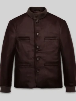 Mobland S01 Tom Hardy Brown Leather Jacket