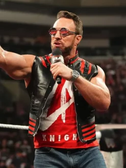 Monday-Night-RAW-2026-Wrestler-LA-Knight-Black-Leather-Vest