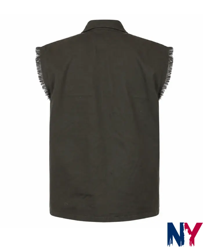 Mortal Kombat Movie Kano Vest Back