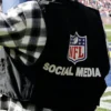 NFL American Football League Social Media Scotty James 31 Black Cotton Vest back view