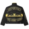 NFL Cleveland Browns Isaiah Bond Grand Prix De Paris Black Fleece Track Jacket back view