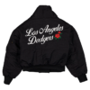 NFL Los Angeles Dodgers x Alpha Industries x New Era Black Shawl Collar Flight Jacket