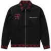 NFL San Francisco 49ers Latino Heritage 2026 Forty Niners Black Zip-Up Cotton Jacket front view